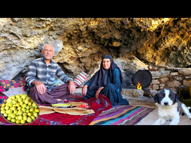 How Do Nomads Live Inside a Remote Mountain Cave? | Nomadic Life & Picking Wild Figs