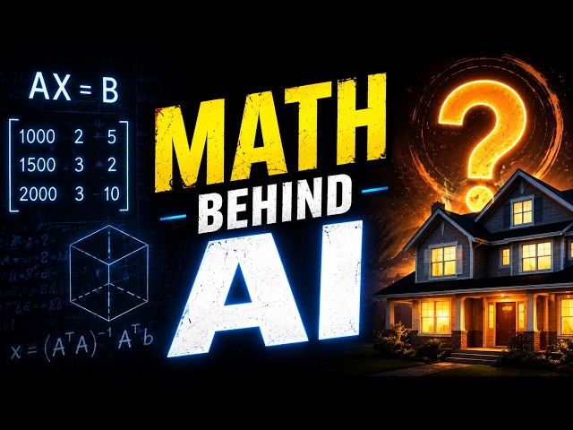 The Math Behind AI  | Why Linear Algebra Is So Important for Machine Learning | @GyanUniversity1