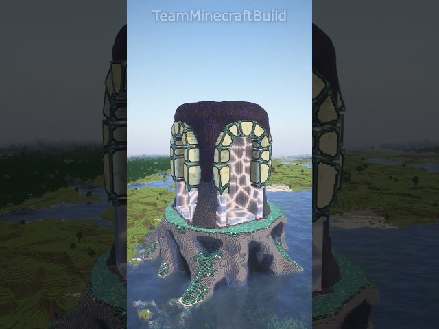 New End Portal | Tutorial l Timelapse build l #minecraft