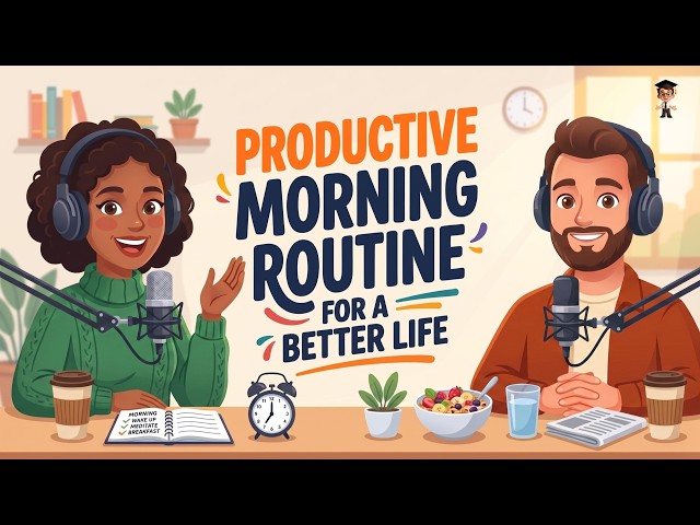 My Morning Routine in English | Vocabulary, Mistakes & Real Conversation (A2-B1) | English Podcast