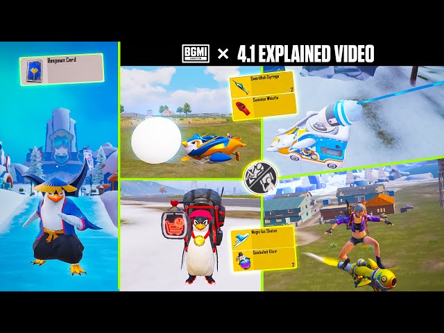BGMI 4.1 Update FULL DETAILS 🔥 | New City, Vehicle, Guns & Ice Skate – Full Breakdown!