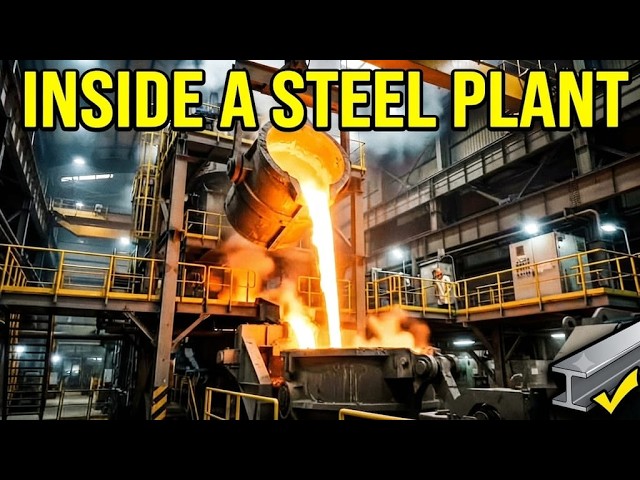 Inside a Steel Plant: The Incredible Continuous Casting Process!