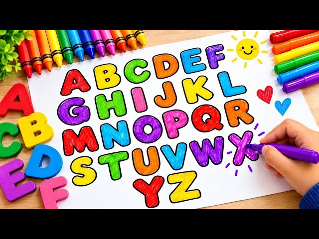 Learn ABC & Colors for Kids with Magic Trick | Alphabet Learning | ABC A to Z | Preschool Learning