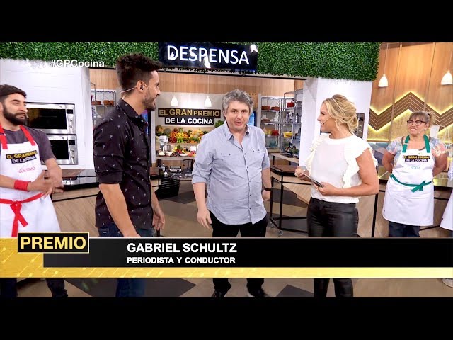 ¡Gabriel Schultz vino a comer divertirse y evaluar en El gran premio de la cocina!