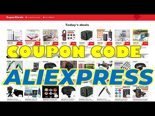 AliExpress Coupons | Up to 80% off | Unlock the Best Deals Today