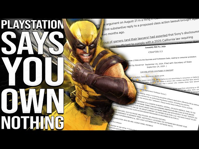PlayStation Says it's Obvious You Own Nothing - Inside Games Daily
