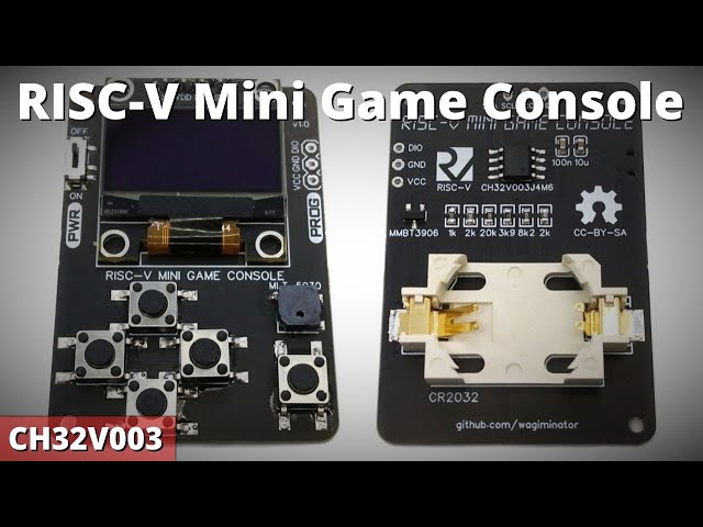 RISC-V Mini Game Console - CH32V003