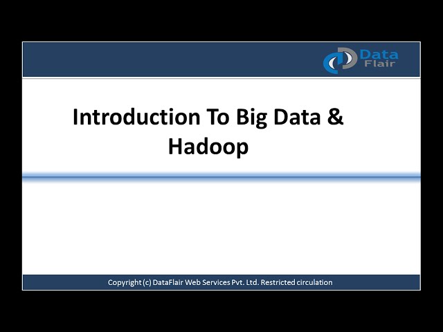 Big Data and Hadoop for Beginners | Hadoop Tutorial | Big Data Hadoop Training | DataFlair