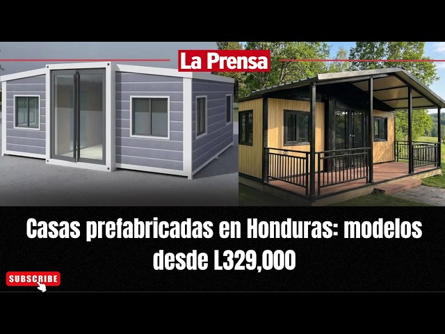 Prefabricated houses in Honduras: models starting at L329,000