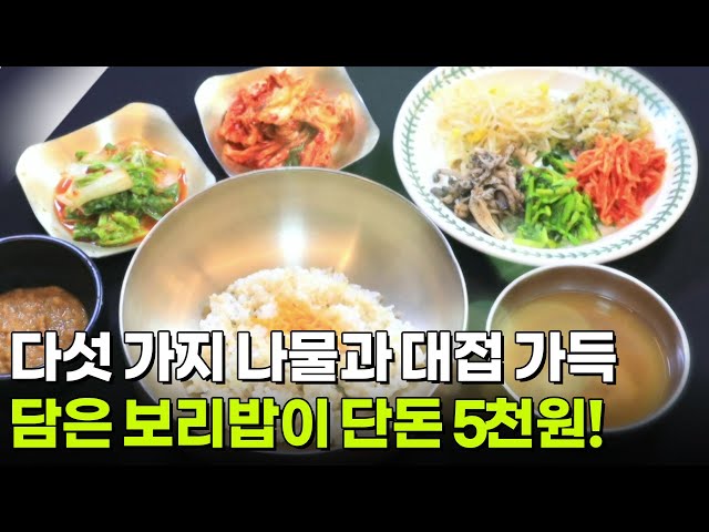 가격파괴why: 보리비빔밥 5,000원 [2TV 생생정보] | KBS 260601 방송