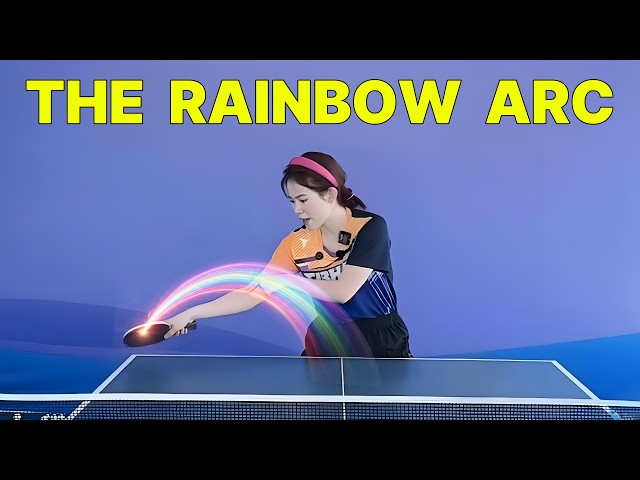 Stop Brushing Straight Up: The "Rainbow Arc" Secret to MASSIVE Table Tennis Topspin
