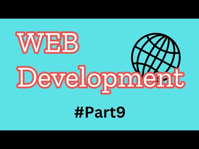 Learning Web Development #part9  || Learning frontend , backend and Database || @TechByWebCoder