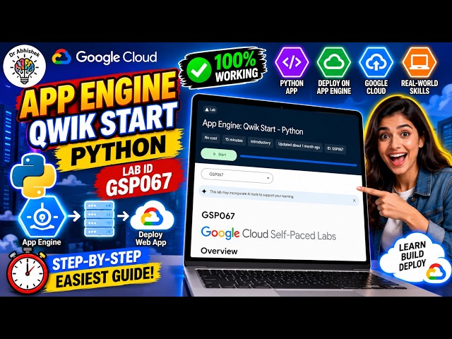 App Engine: Qwik Start - Python  Google Cloud Arcade #GSP067 #qwiklabsarcade2026