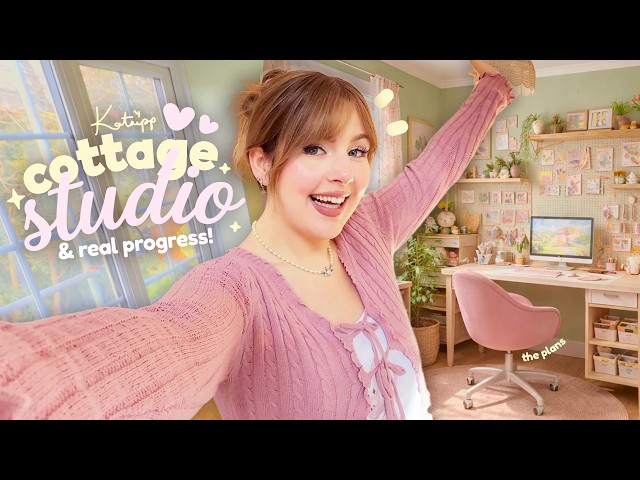 my home cottage studio & a dream come true ✿ studio vlog