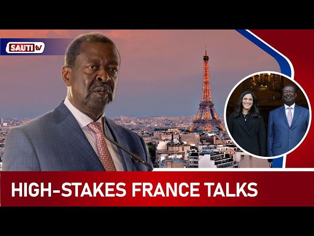 Mudavadi holds talks with the French Minister for Europe and Foreign Affairs in Paris.