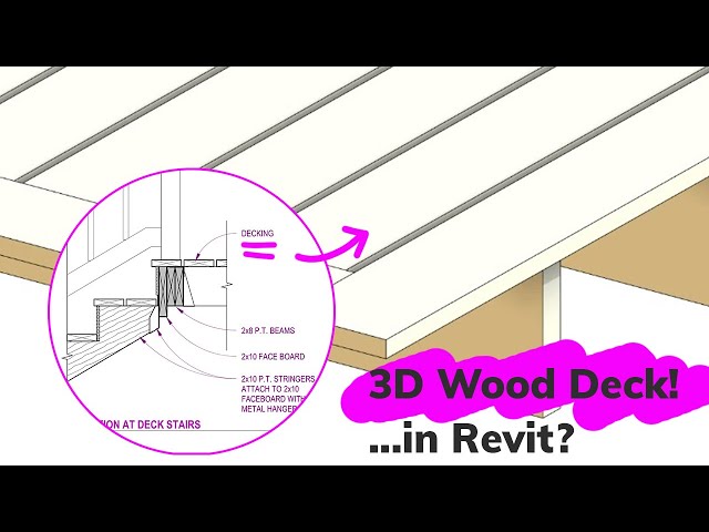 3 Methods to Modeling Wood Decks in Revit Tutorial