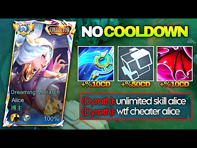 THIS NO COOLDOWN ALICE BUILD IS BROKEN!! 💀 USE IT BEFORE IT GETS NERFED! | MLBB 2026