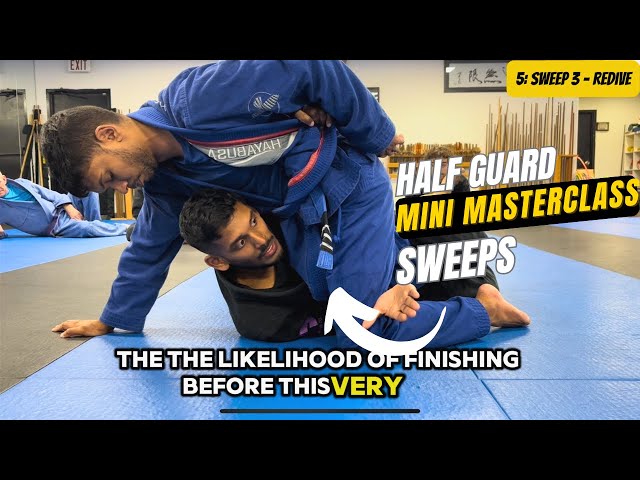 Mini Master Class: Half-Guard Underhook Attacks (My 3 Favourite Sweeps & Set Ups to Entry)