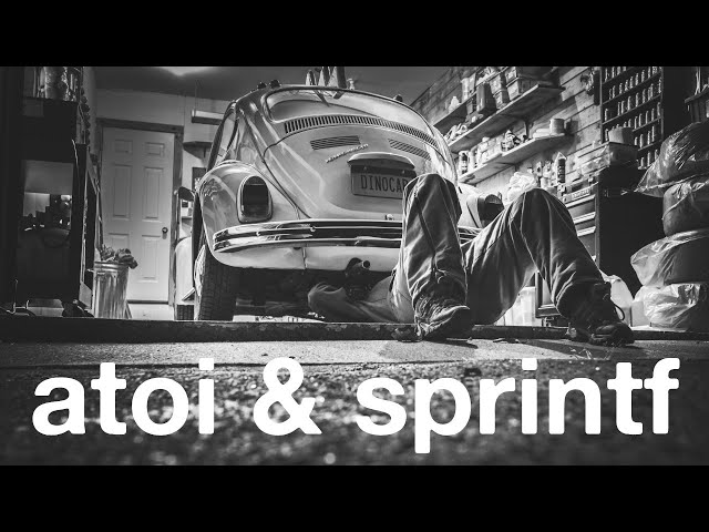 How do atoi and sprintf work under the hood? Conversions between strings and integers