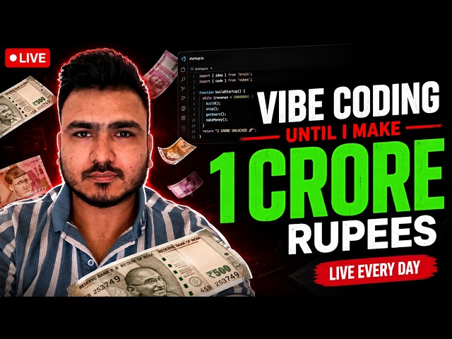 Day 15 - Vibe Coding an App Until I Make 1,00,00,000 Rupees