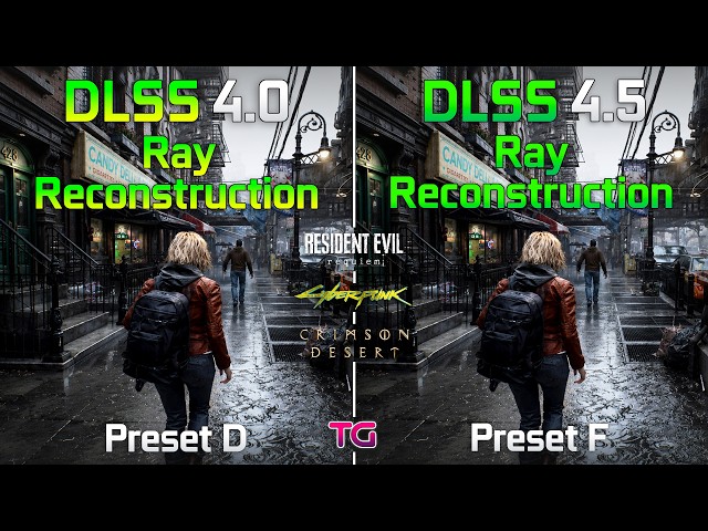 Official DLSS 4.5 Ray Reconstruction vs DLSS 4 RR : Test in 3 Games - Graphics & FPS Comparison