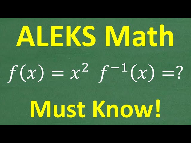 Taking The ALEKS Math Placement Exam?  You MUST Know This to SCORE WELL!