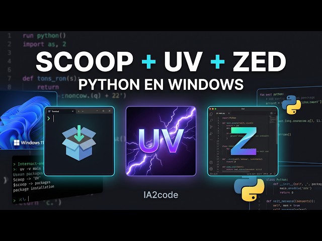 Cómo Instalar Scoop, UV y Zed en Windows ⚡ | Entorno Python 2026 | No te pierdas el final! 😱😂