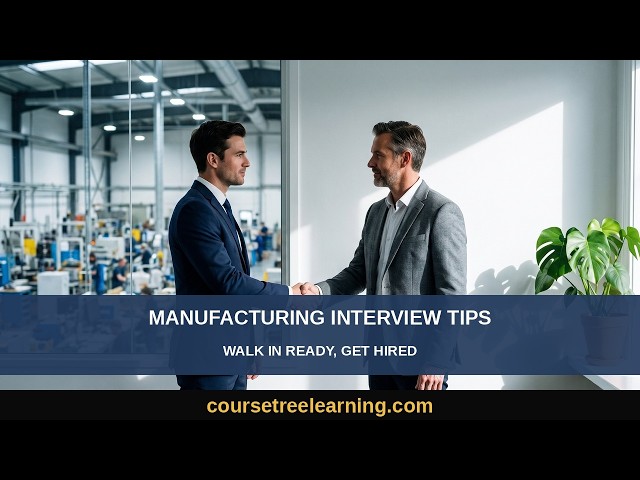 Manufacturing Interview Tips: How to Walk In Ready and Get Hired
