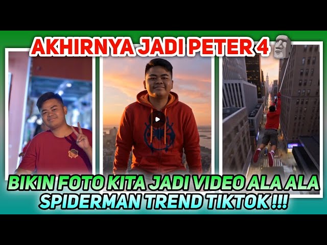 Cara Bikin Video Jadi Spiderman Viral Tiktok !!!