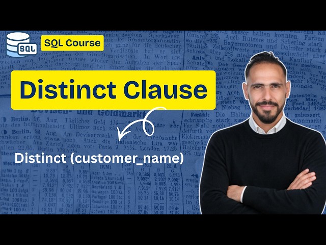 DISTINCT in SQL Explained: Remove Duplicates and Get Unique Values