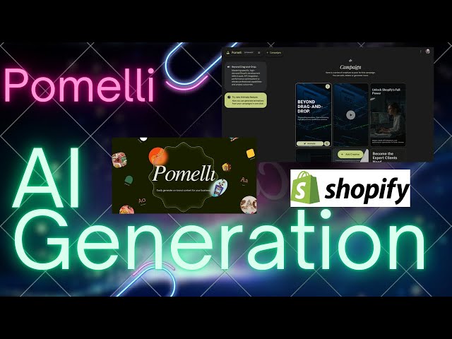 AI-Generated "Pomelli" Video - AI Content Creation for Shopify