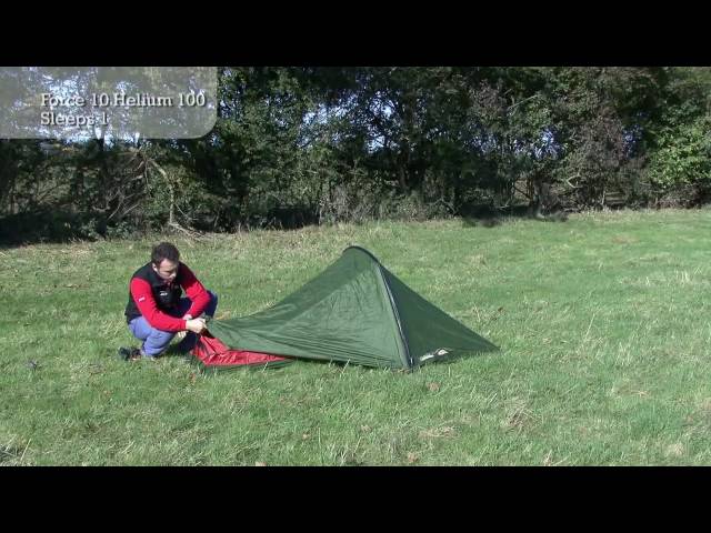 Force 10 Helium 100 - Tent Pitching Video