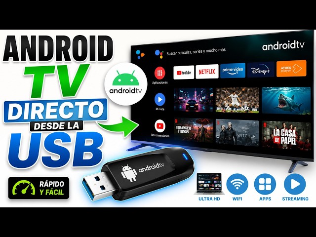 Run Android TV Directly From a USB Drive | Turn Your USB Into a Portable Smart TV