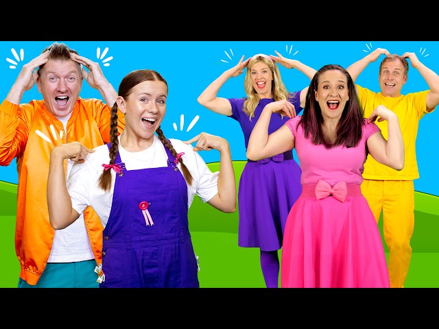 Head, Shoulders, Knees and Toes - with The Mik Maks! Nursery Rhyme