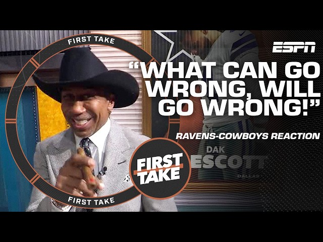 Stephen A. TROLLS the Cowboys after EMBARRASSING LOSS to the Ravens in Brazil 🇧🇷🤠 | First Take