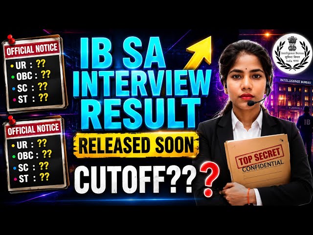 IB SA Result Date Out? 😱 | IB Security Assistant Final Cutoff & Result Release Date