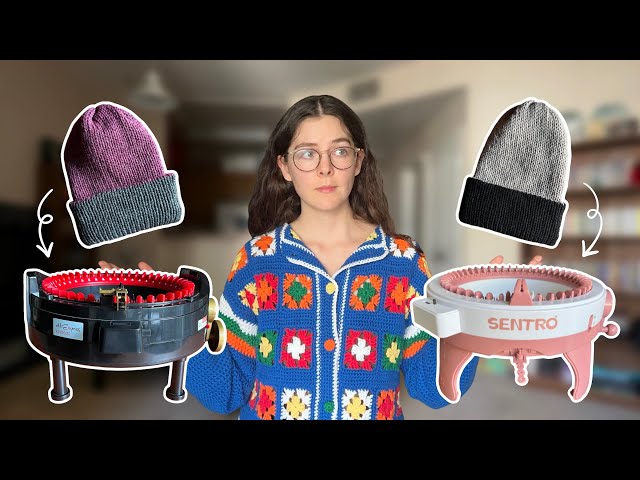 Which knitting machine makes the better beanie? | Addi vs Sentro knitting machine comparison