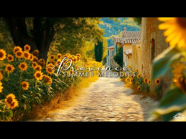 Provence Summer Afternoon ☀️🌻 Relaxing Traditional French Music & Nature Sounds