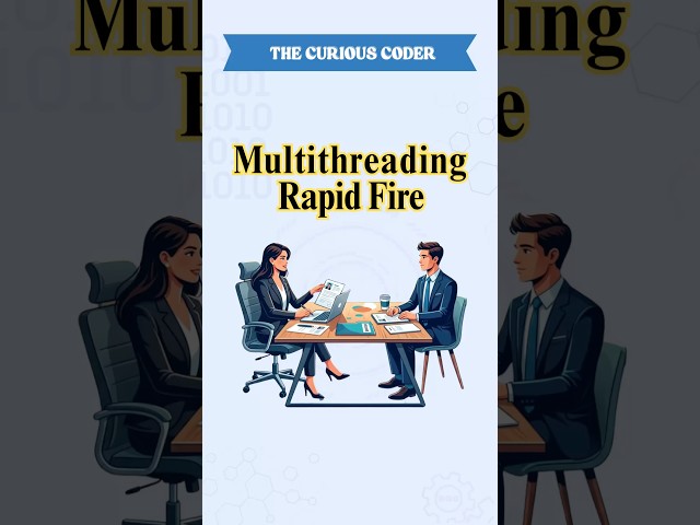 🔥 Java Multithreading Rapid Fire | Can You Answer These Interview Questions? #shorts