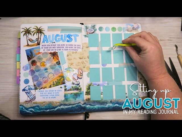 2026 August Reading Journal Setup