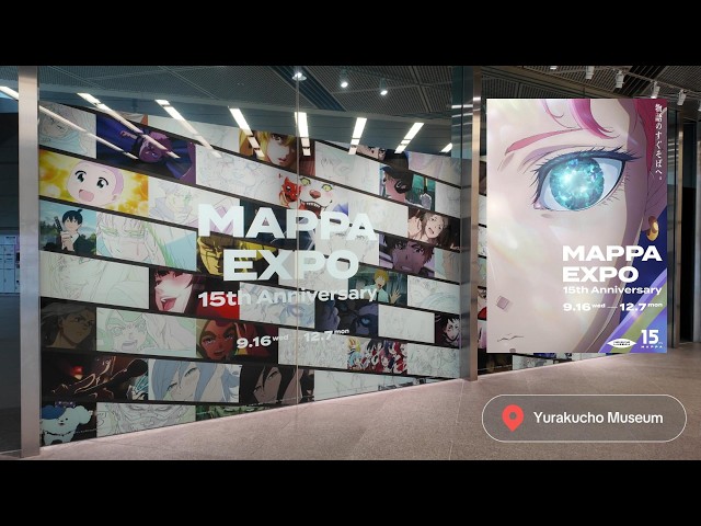 MAPPA EXPO 15th Anniversary Exhibition in Tokyo! 🇯🇵🎬