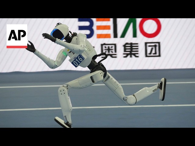 Over 2,000 robots compete for gold at World Humanoid Games in China