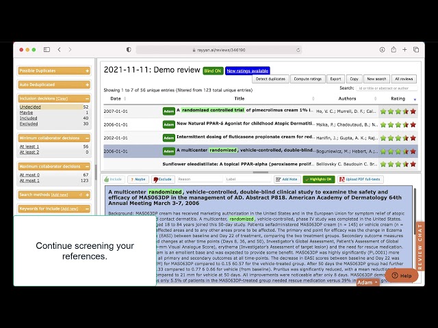 How to do a Systematic Review | Rayyan Systematic Review Tutorial