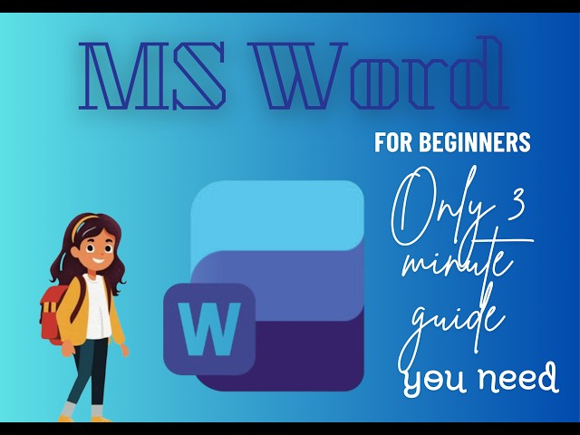MS Word Tutorial 2026: The Only 3 Minute Guide You Need!