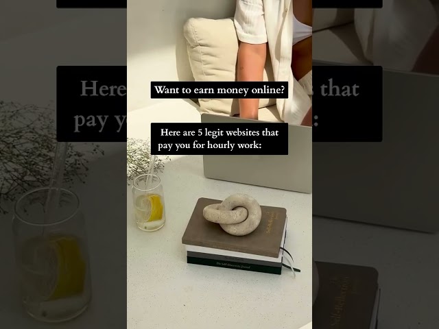 5 Best Websites to Earn Money Online Hourly Work From Home Jobs 2025 Want to earn money online