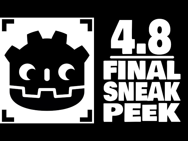 Godot 4.8 Final Sneak Peek! 👀
