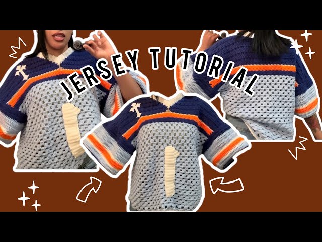 CROCHET JERSEY TUTORIAL | Intermediate Level