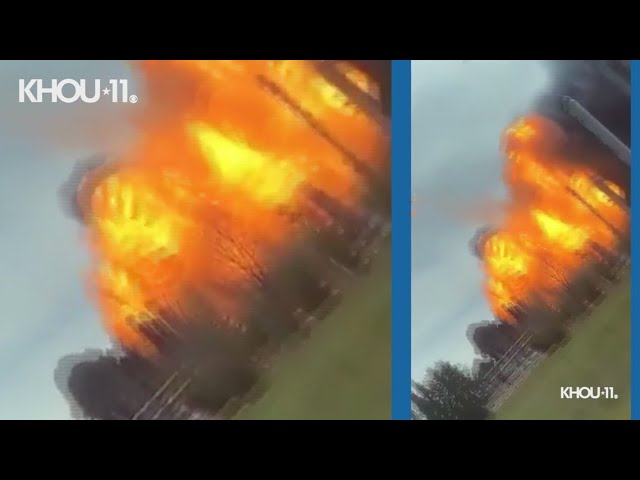 Raw video: Second explosion at TPC Group plant in Port Neches caught on camera