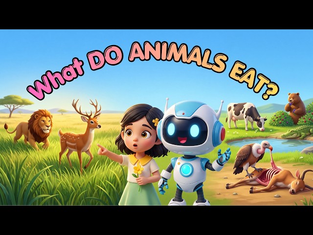 Herbivore vs Carnivore vs Omnivore — What Do Animals Really Eat? |  Grade 3 Science / Olympiad