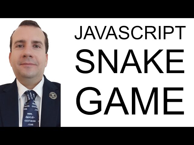 JAVASCRIPT SNAKE GAME - CODING TUTORIAL